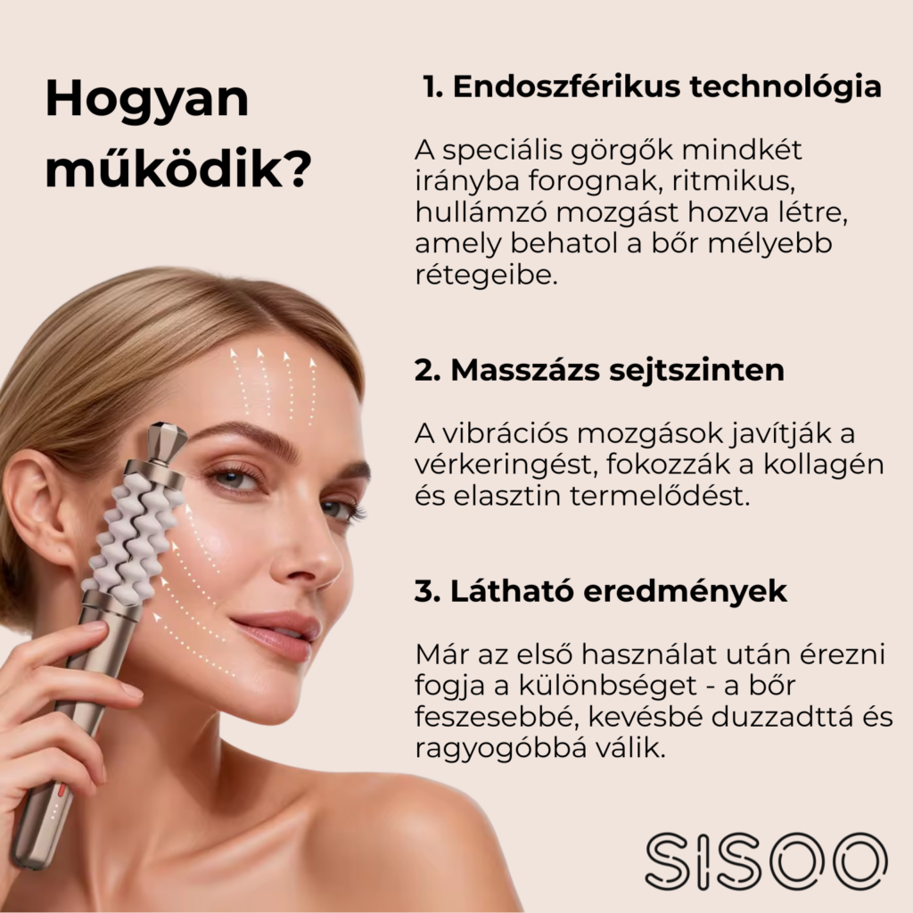 SISOO GLOW arcmasszázs eszköz — 2. kép